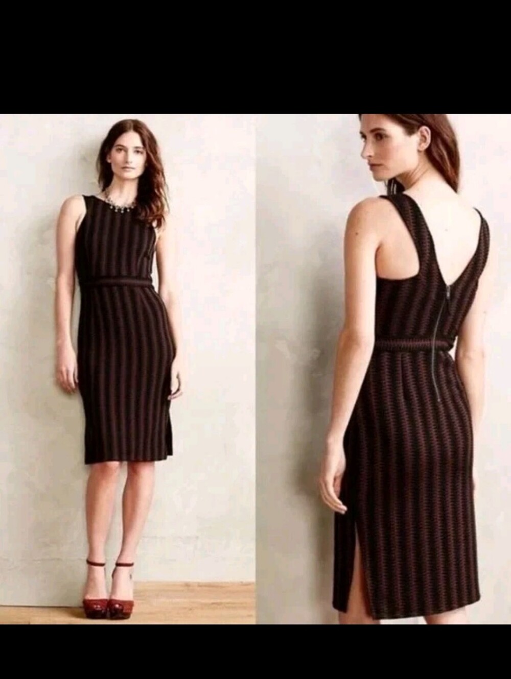 Maeve Meridian sheath dress S By Anthropoligie